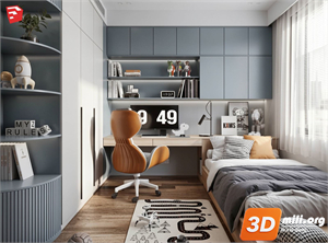 Children Room Scenes Skp FIles 